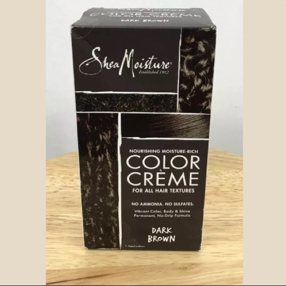 Shea Moisture Other New Shea Moisture Dark Brown Hair Dye Cream